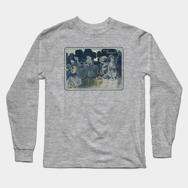 Poster for sheet music, Gallant Songs by Paul Delmet Long Sleeve T-Shirt by UndiscoveredWonders